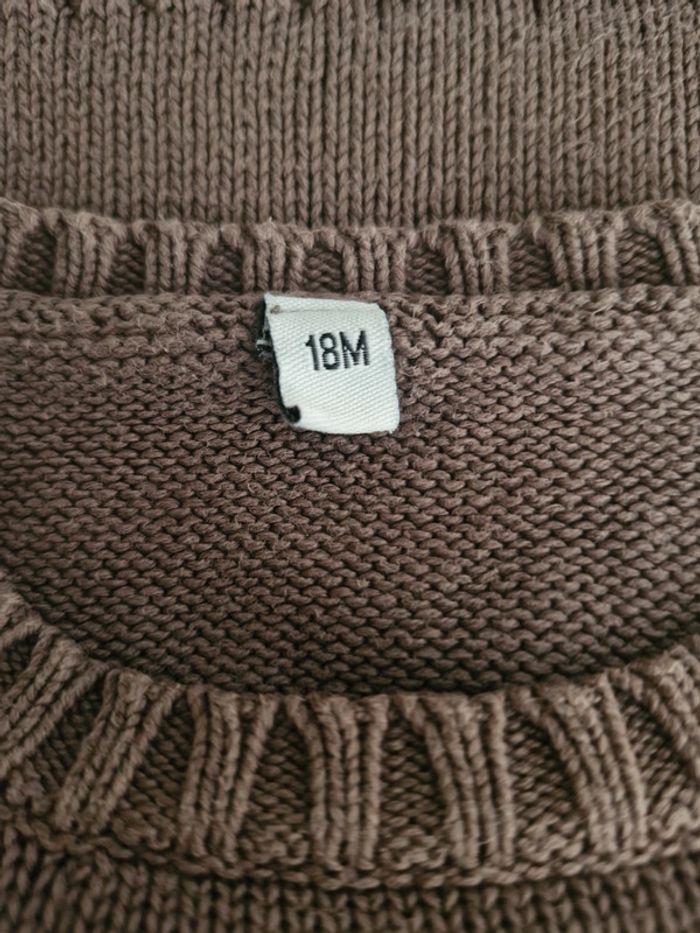 Pull bébé 18 mois Sans Marque Coton - photo numéro 4