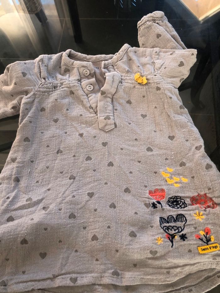 Chemise longue 9 mois