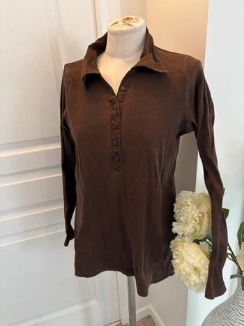 Polo manches longues XL