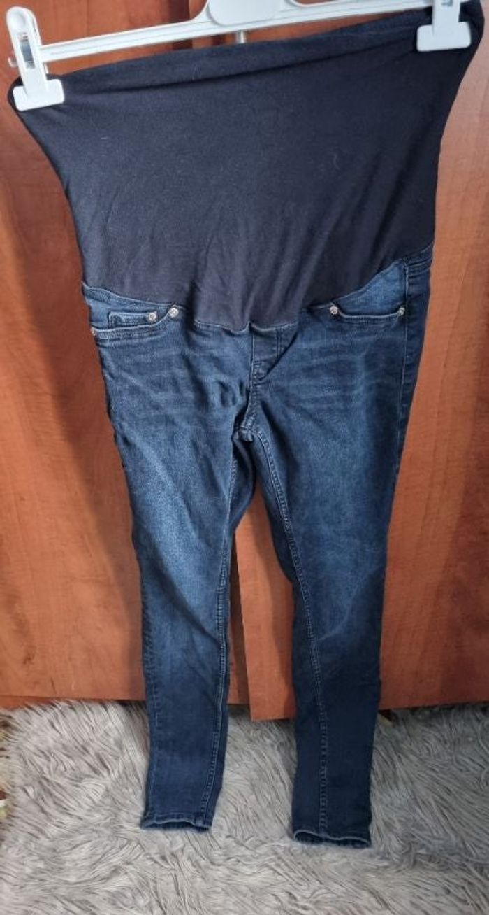 Jeans de grossesse marine Super Skinny taille 38 - photo numéro 1