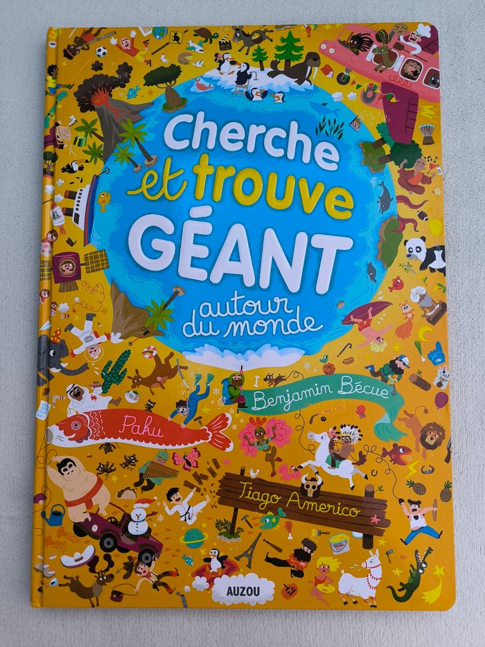Livre Cherche et trouve géant Auzou - photo numéro 2