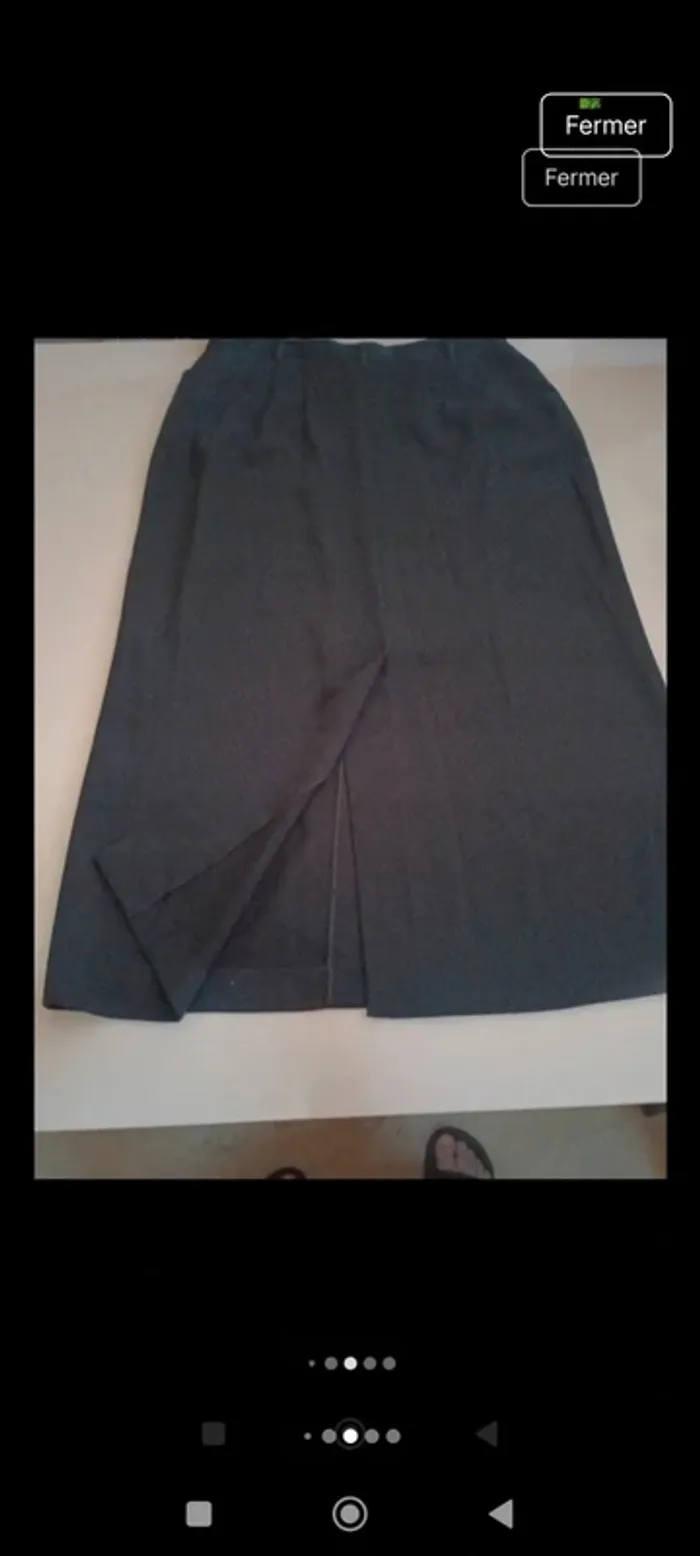 Jupe longue femme Gérard Darel taille 42 fendue rétro vintage - photo numéro 6