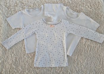 Lots de 3 maillots de corps 3 ans