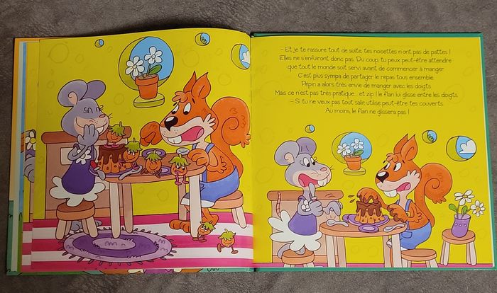 Apprends à bien te tenir à table avec Pépin l'écureuil - collection Savoir-Vivre - photo numéro 4