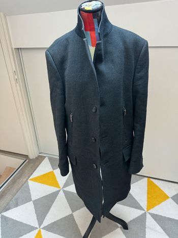 Long manteau en laine Facis Taille M