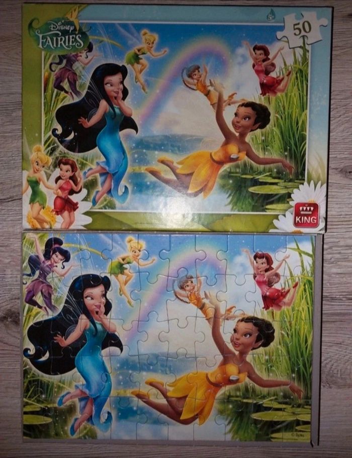 Puzzle 50 pièces La fée clochette - photo numéro 2