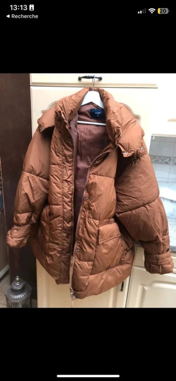 Superbe doudoune légère   chocolat 🍫 taille xl neuf