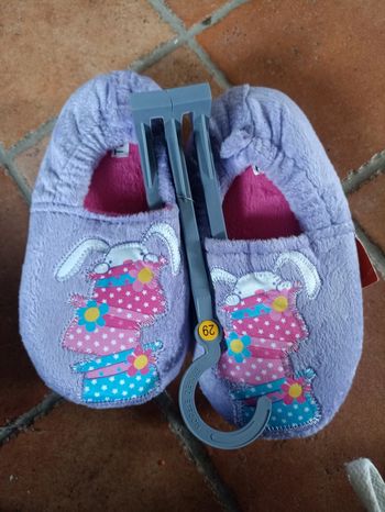 Chausson fille lapin taille 29