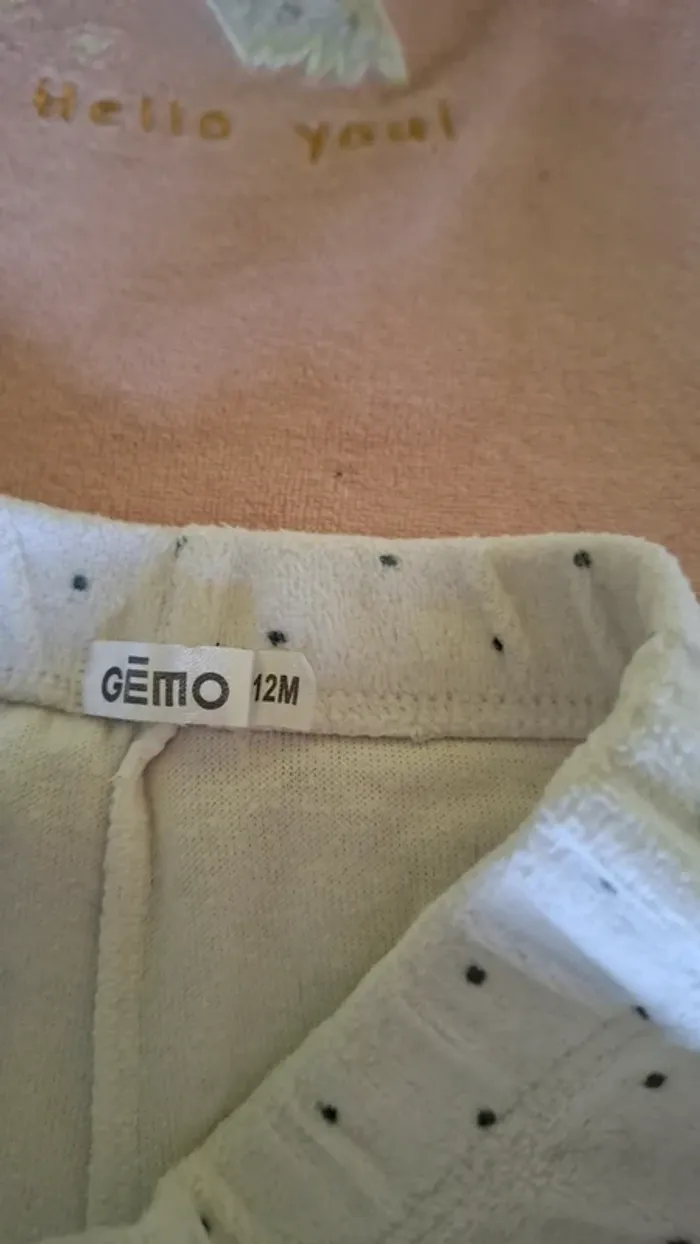 Pyjama Velour 12Mois - photo numéro 4