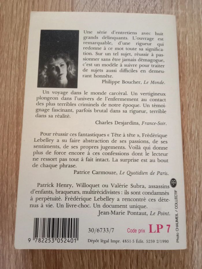 Frédérique Lebelley 📚 Tête à tête - photo numéro 2
