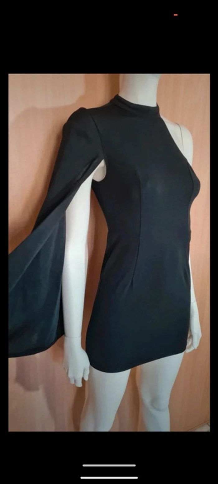 Robe élégante noire chic original - photo numéro 5