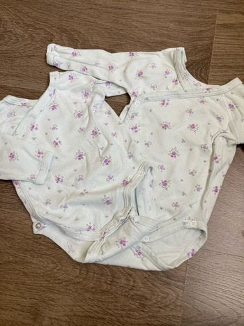 Lot de 2 bodies Petit bateau