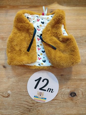 Gilet sans manche 12mois
