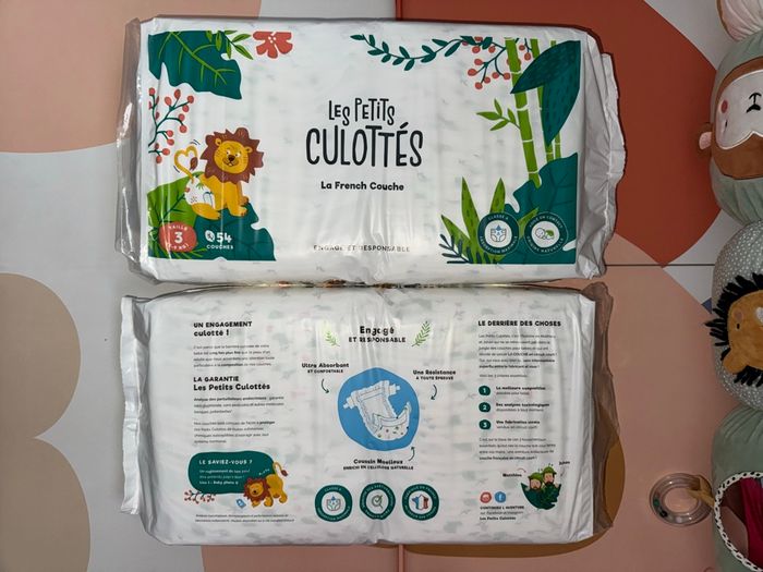 Lot de 2 paquets les petits culottés taille 3 - photo numéro 4