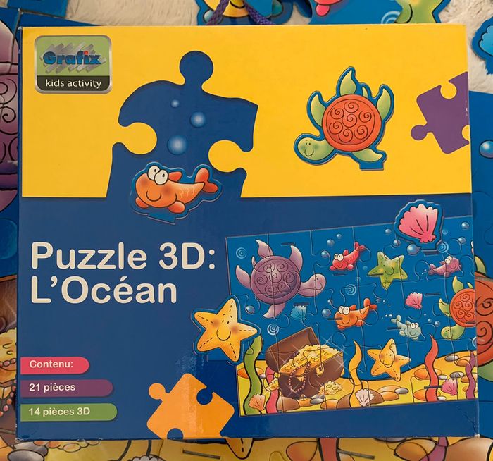 Puzzle 3D l’océan Grafix kids activity comme neuf