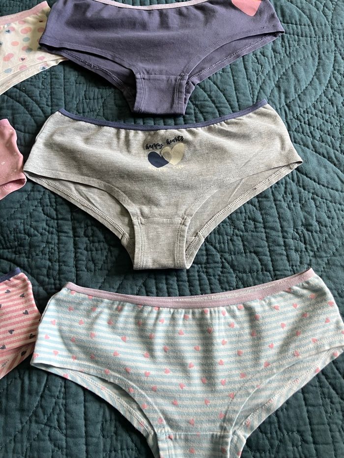 Lot 6 shorty fille taille 8 ans Vertbaudet - photo numéro 2