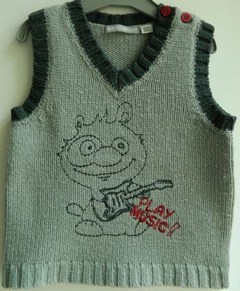 Pull sans manches T 2 ans "3 Suisses Collection"