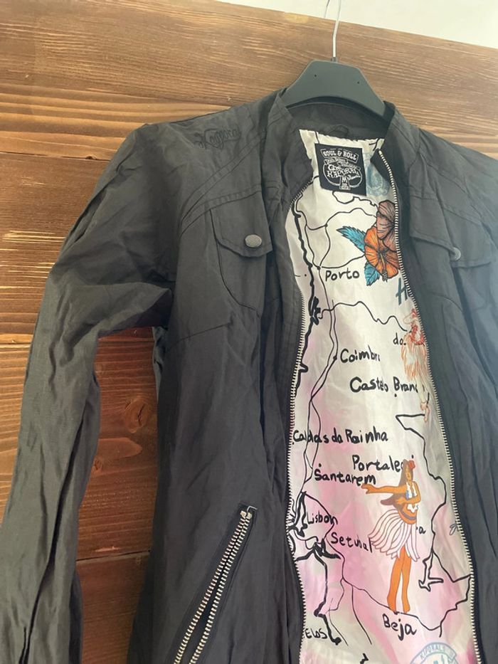 Veste kaporal noir imperméable - photo numéro 2