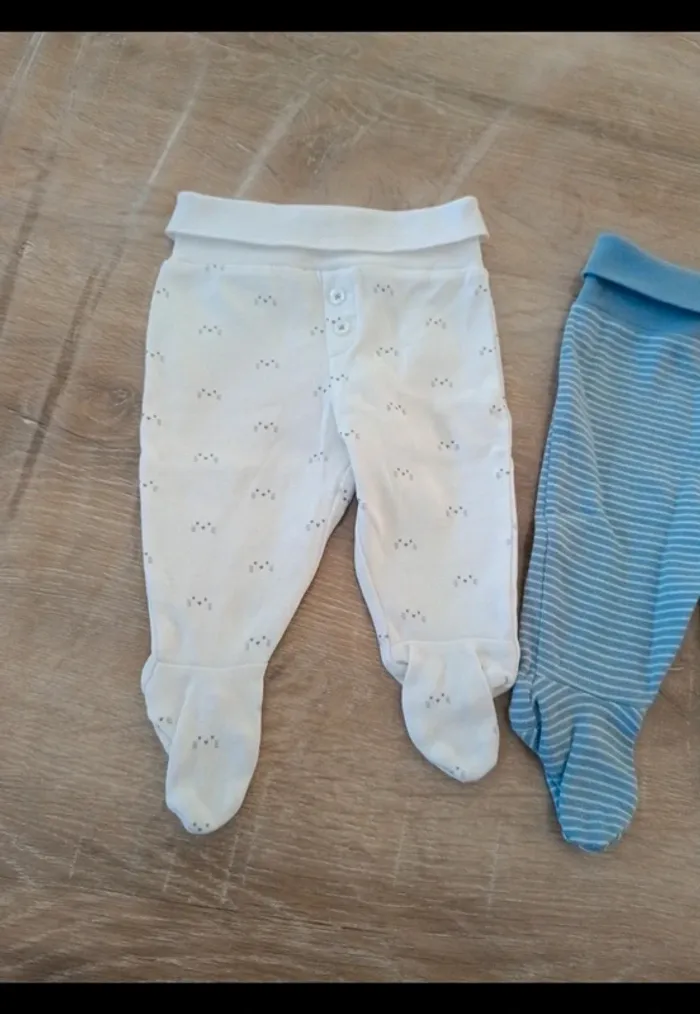 Lot 2 petit pantalon garçon 1 mois - photo numéro 3