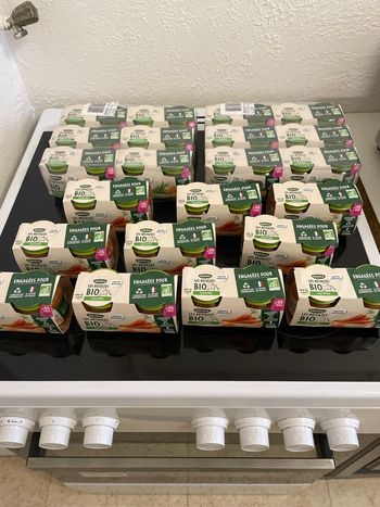 Lot petit pot salé bébé 