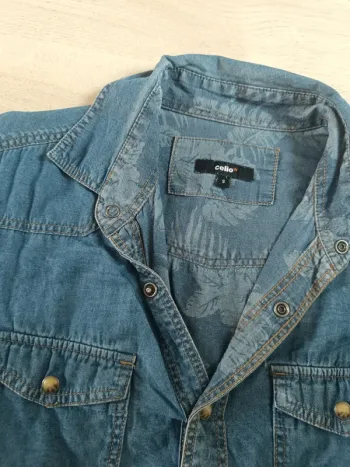 Chemise effet jeans Celio taille S
