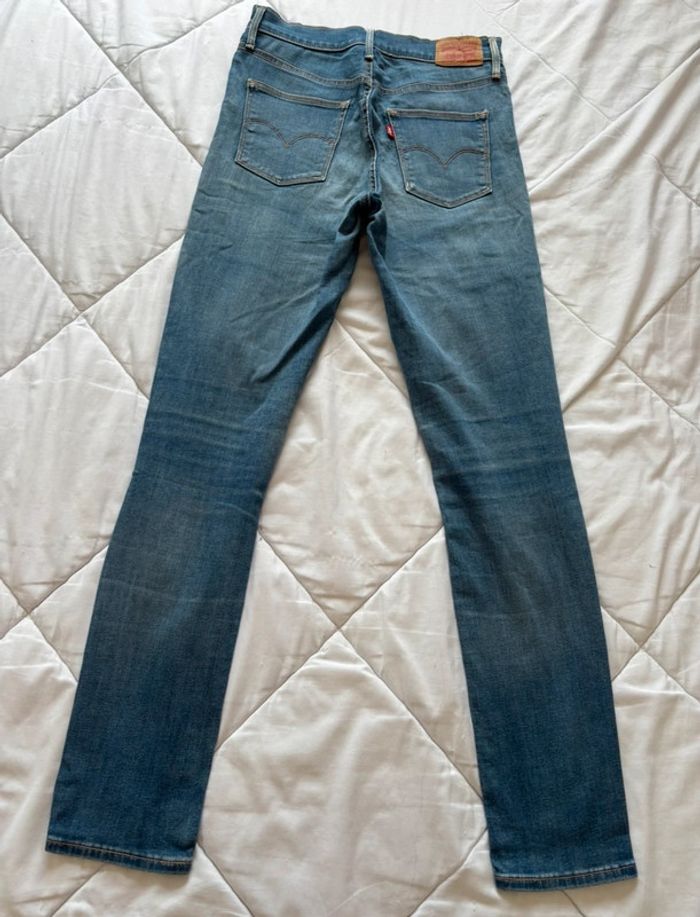 Jean Levi’s slimming skinny slim fit bleu destroy mi taille haute taille M/38 L30 - photo numéro 11