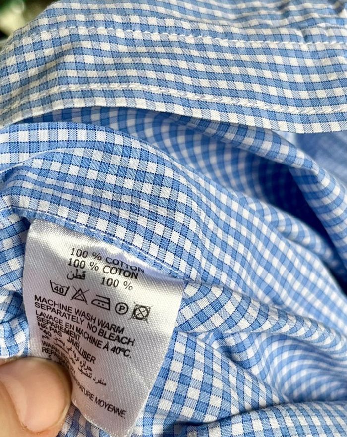 Chemise ML T.40 (M) Café Coton ceintrée - photo numéro 7