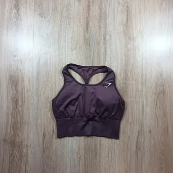 Brassière gymshark femme L violet bordeaux