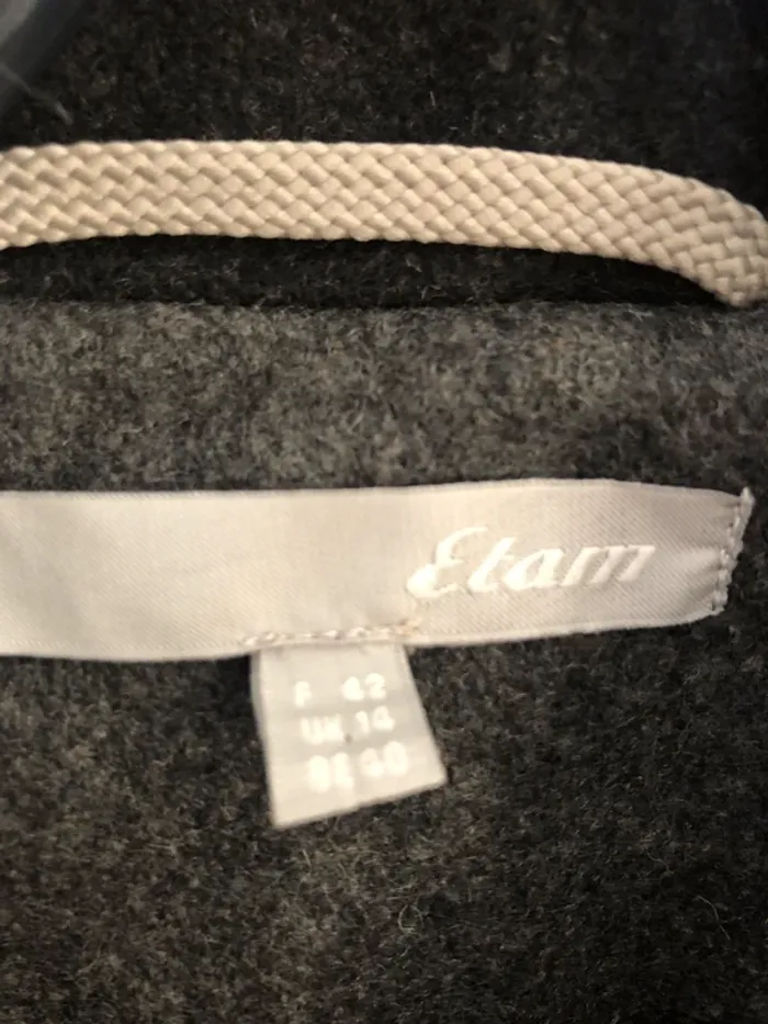 Manteau etam gris - photo numéro 3