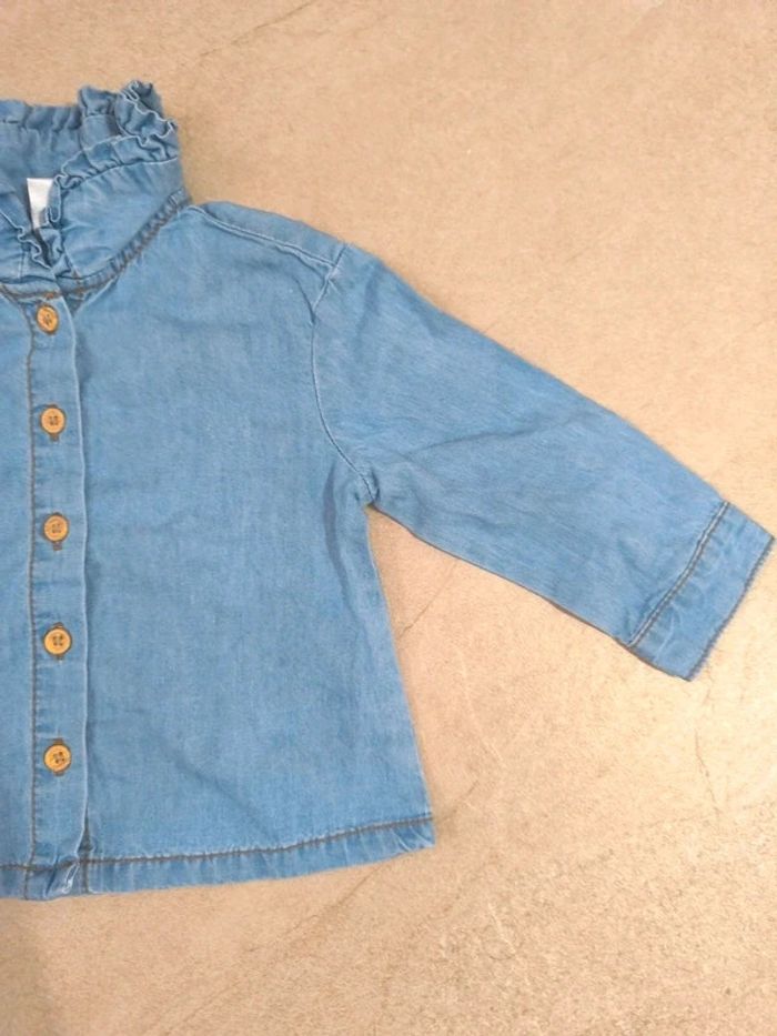 Blouse jean fine Tex 9m - photo numéro 3