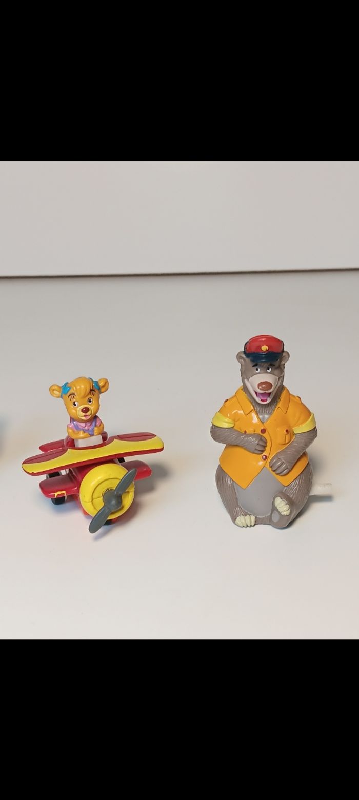 Lot figurines vintage Disney talespin superbaloo taille 8cm pour la plus grande - photo numéro 3