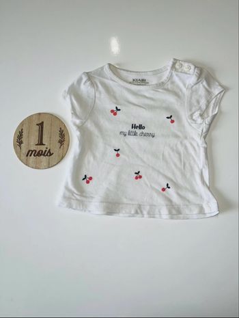 T-shirt 1 mois kiabi