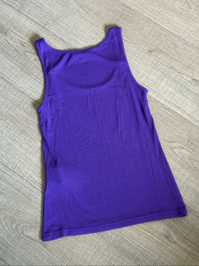 Débardeur violet sans manches Morgan taille XS jamais porté - photo numéro 8