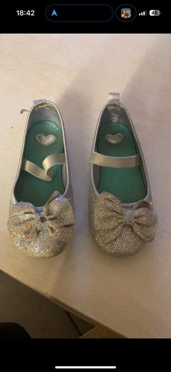 Ballerine Argenté Taille 25