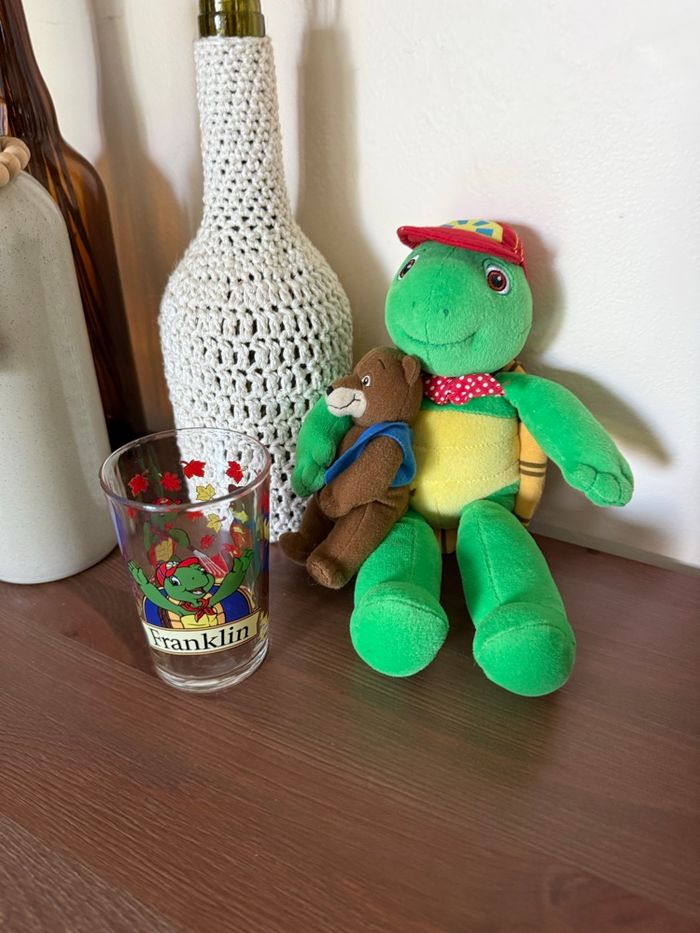 Peluche et verre Franklin - photo numéro 2