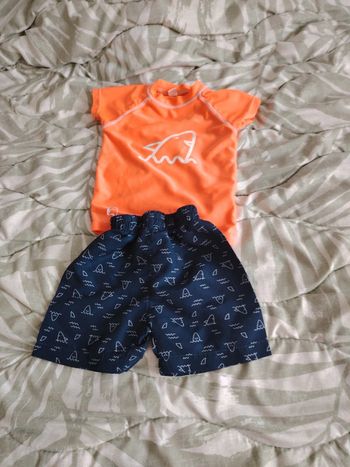 Combi plage UV bébé