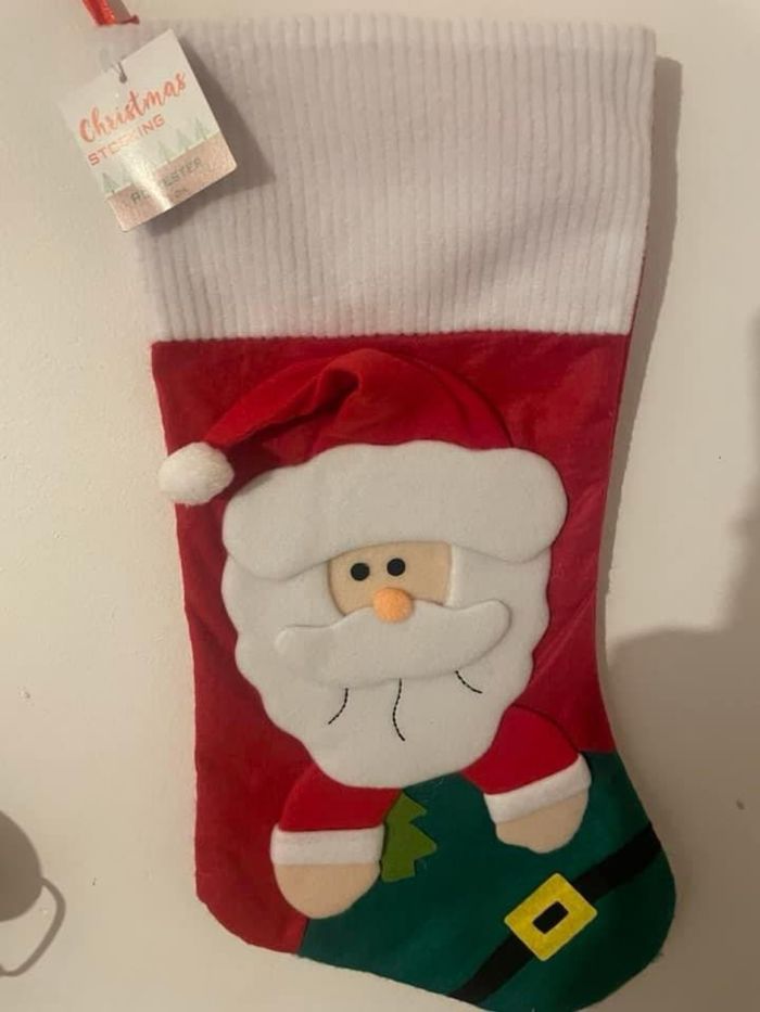 Chaussette de Noël personnalisée père Noël