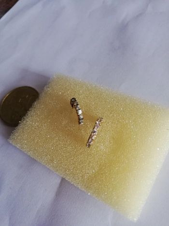 Sublimes mini créoles vintage authentique