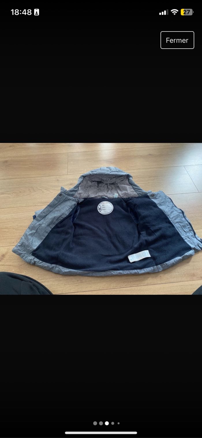 Doudoune obaibi 6 mois -68cm - photo numéro 3