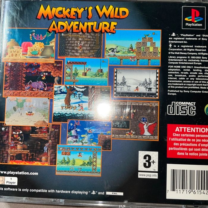 Mickey’s Wild Adventure - Jeu PS1 Excellent Etat Complet Version PAL Sony - photo numéro 4