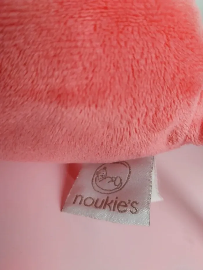 Peluche berceuse hippopotame rose - photo numéro 3