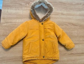 Manteau chaud fille – Taille 12/18 mois 80 cm