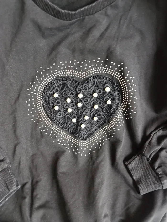Sweat fin happy star taille 14 ans - photo numéro 3