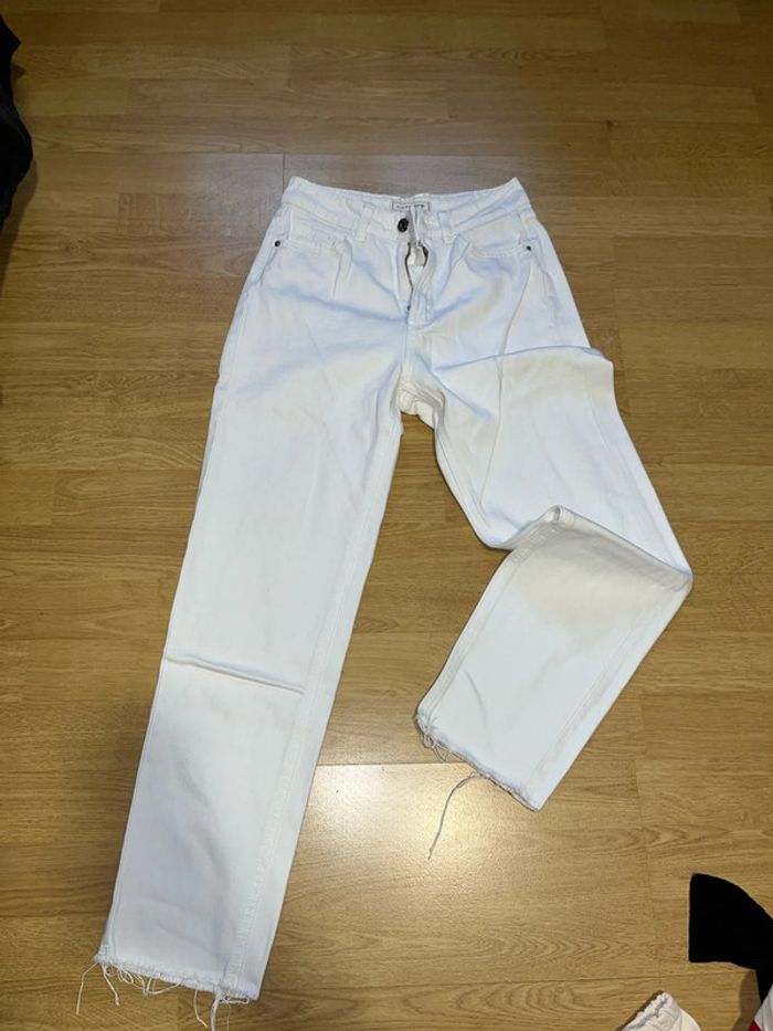 Jean blanc, taille 34 marque PIMKIE