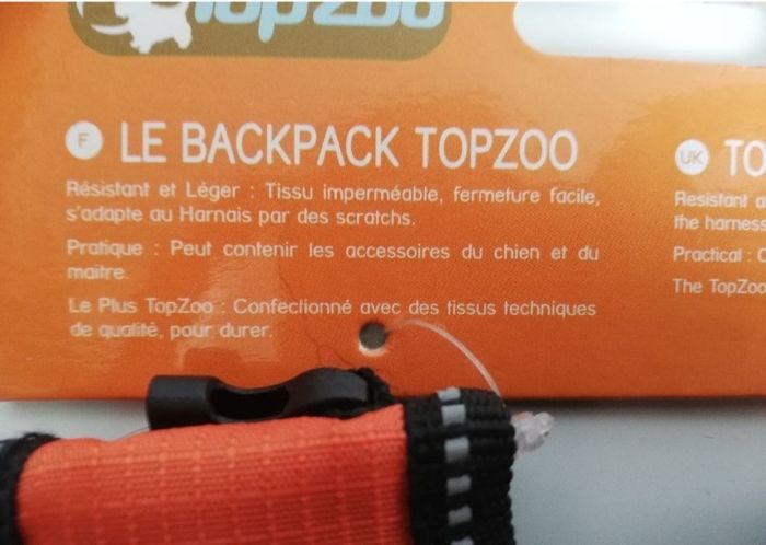 Le Backpack topzoo pour chien - photo numéro 3