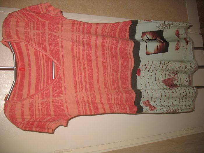 ROBE COURTE MC ROSE ET IMPRIMÉ "MISS CAPTAIN" - TAILLE 40 - n°05