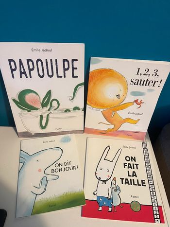 4 livres école des loisirs d’Emile jadoul