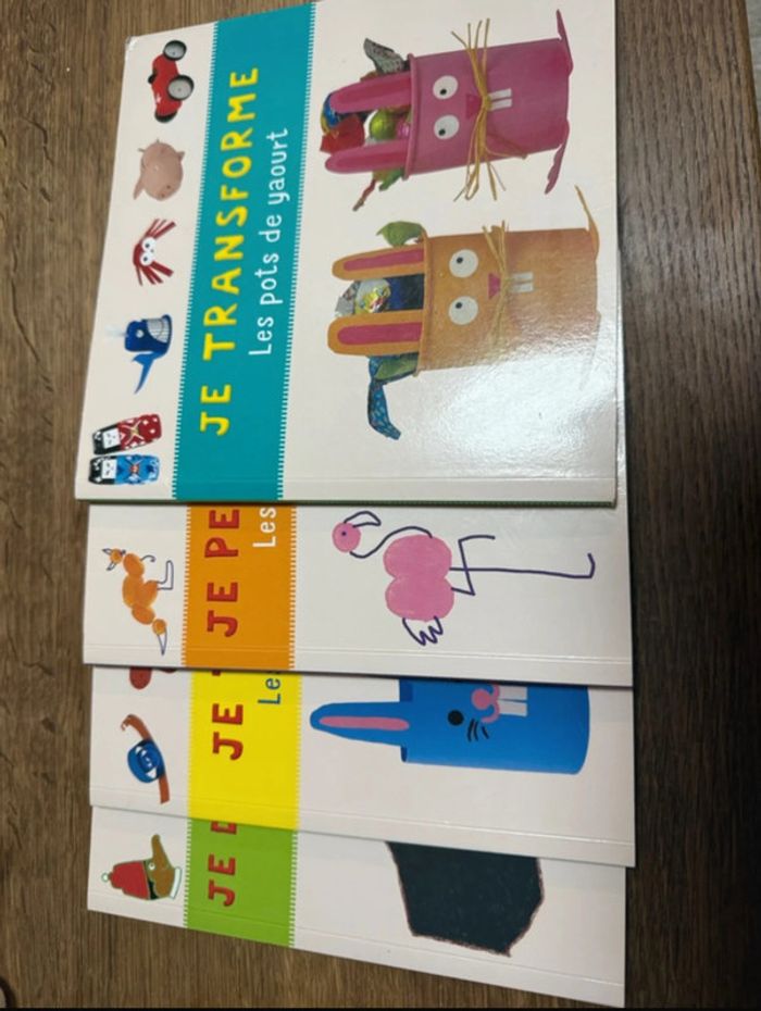 🎨 Lot de 4 livres de création manuelle Idées d’activités à réaliser avec les enfants