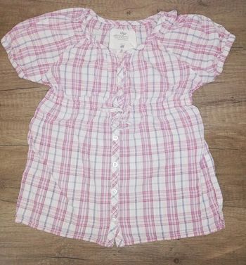 Chemisier ( chemise ) H&M 4 ans à carreaux manches courtes