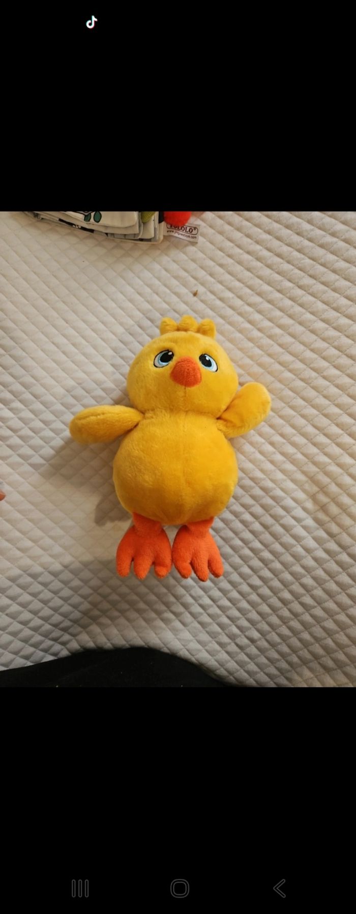 Peluche poussin 🐤 kinder